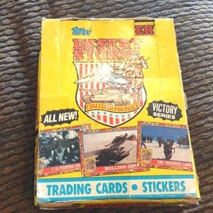 1991 Topps desert Storm trading cards nib